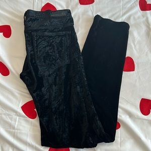 Super Skinny Jean black Velvet size 27